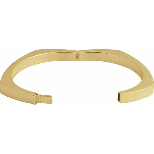 14K Yellow Gold 6 mm Bangle Bracelet
