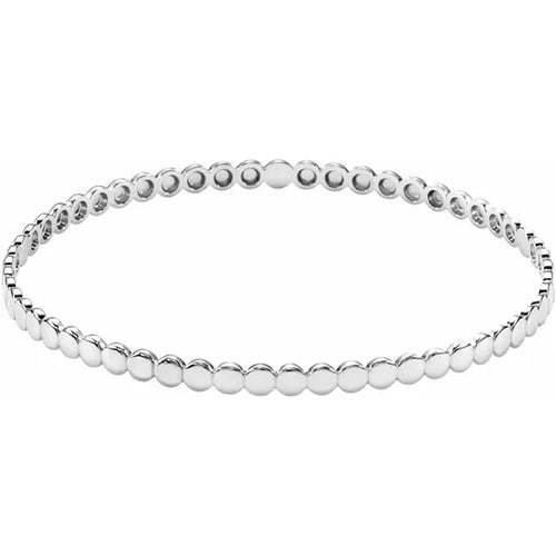 Sterling Silver 3.8 mm Bangle Bracelet
